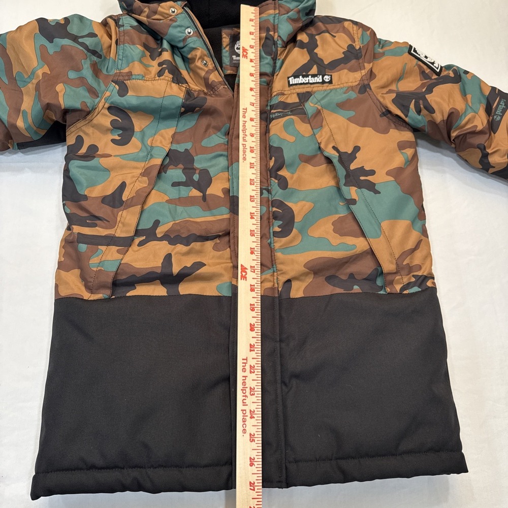 Timberland Boys Kids Puffer Coat Full Zip Hooded Jacket (See Note), M-10/12)